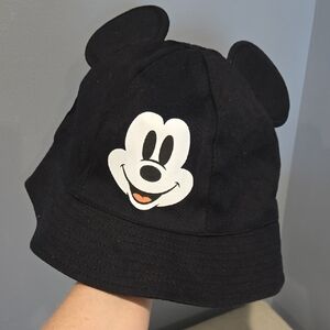 NWT Disney Black Mickey Mouse Bucket Hat Unisex